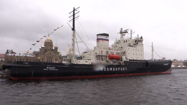 Фестиваль ледоколов проходит в Санкт-Петербурге - Sputnik Латвия