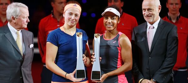 Теннис. Гран-при Porsche 2017. Седьмой день Теннис. Гран-при Porsche 2017. Седьмой день - Sputnik Латвия