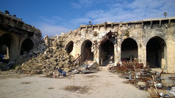 Разрушенная Мечеть Омейядов в Алеппо - Sputnik Латвия
