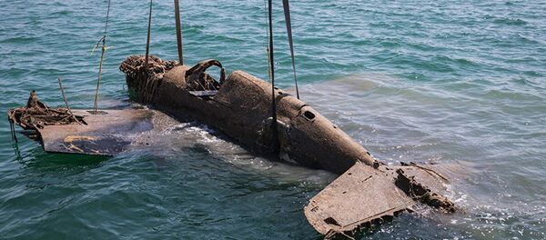 Операция по подъему Р-40 со дна Керченского пролива - Sputnik Латвия