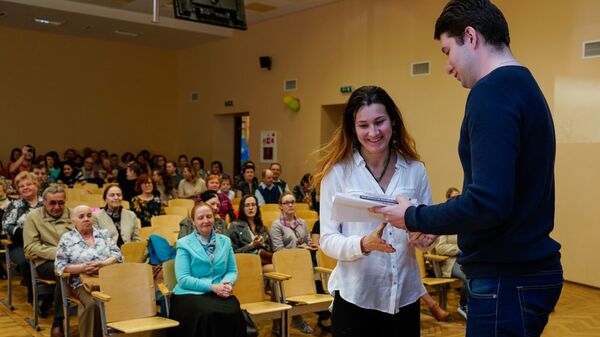 В конференц-зале Балтийской международной академии наградили участников Тотального диктанта - Sputnik Латвия