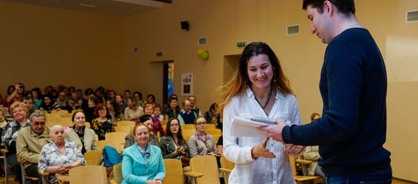 В конференц-зале Балтийской международной академии наградили участников Тотального диктанта - Sputnik Латвия