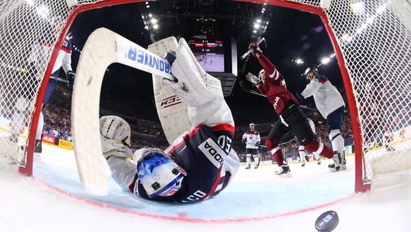 Чемпионат мира по хоккею Латвия - Словакия - Sputnik Латвия