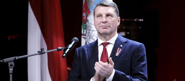 Президент Латвии Раймондс Вейонис Президент Латвии Раймондс Вейонис - Sputnik Latvija