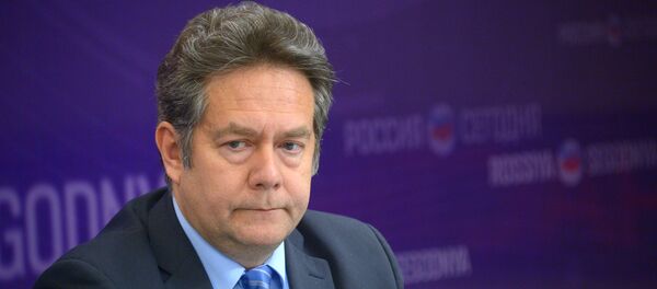 Заведующий кафедрой международных отношений и дипломатии Московского гуманитарного университета Николай Платошкин - Sputnik Латвия