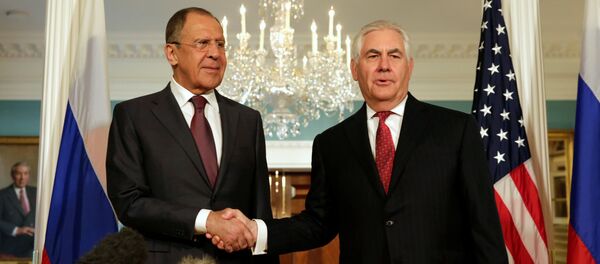 Lavrova un Tilersona tikšanās ASV Lavrova un Tilersona tikšanās ASV - Sputnik Latvija