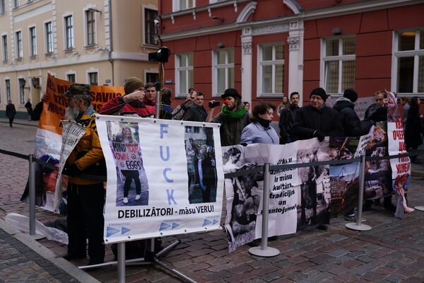 Пикет в защиту цирка с животными - Sputnik Латвия