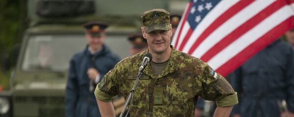 Военный эстонской армии Военный эстонской армии - Sputnik Latvija