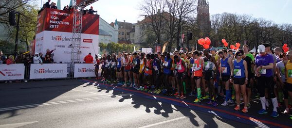 В Риге стартовал ежегодный марафон Lattelecom В Риге стартовал ежегодный марафон Lattelecom - Sputnik Latvija