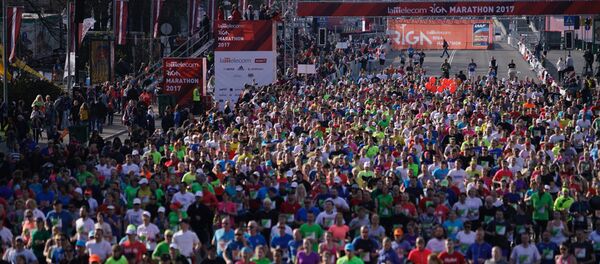 В Риге стартовал ежегодный марафон Lattelecom - Sputnik Latvija