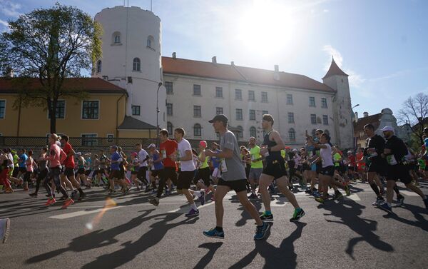 Startēja ikgadējs Lattelecom Rīgas maratons - Sputnik Latvija