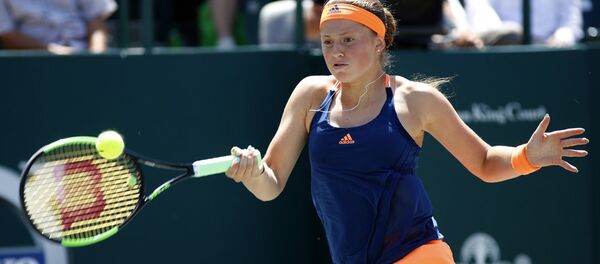 Латвийская теннисистка Елена Остапенко Латвийская теннисистка Елена Остапенко - Sputnik Латвия