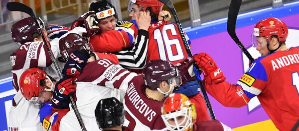 Хоккей. Чемпионат мира. Матч Россия - Латвия - Sputnik Латвия