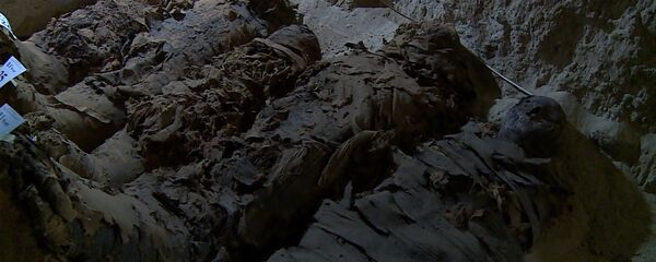 Ēģiptē arheologi pirmo reizi atraduši kapenes ar 17 mūmijām Ēģiptē arheologi pirmo reizi atraduši kapenes ar 17 mūmijām - Sputnik Latvija