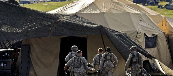 Военный лагерь, архивное фото - Sputnik Латвия