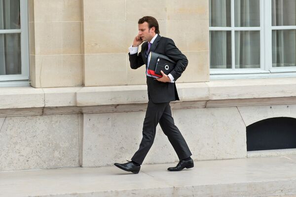 Эммануэль Макрон, новоизбранный президент Франции - Sputnik Латвия