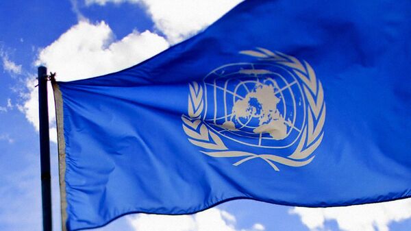 Флаг Организации объединенных наций - Sputnik Latvija