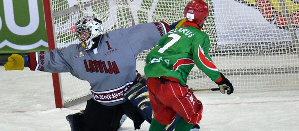 Хоккей с мячом. Чемпионат мира. Матч Латвия - Белоруссия - Sputnik Латвия