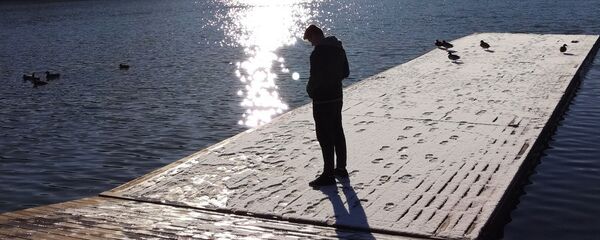 Силуэт мужчины - Sputnik Латвия