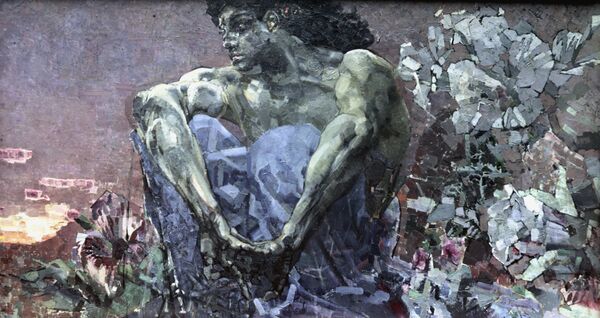 Картина Демон Михаила Врубеля - Sputnik Латвия