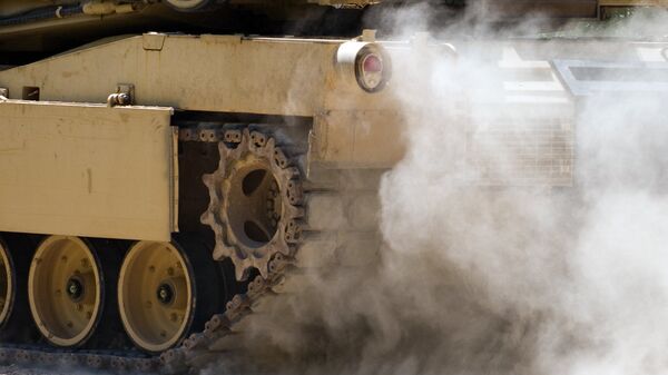 Танк M1A1 Abrams на учениях Saber Strike - Sputnik Латвия