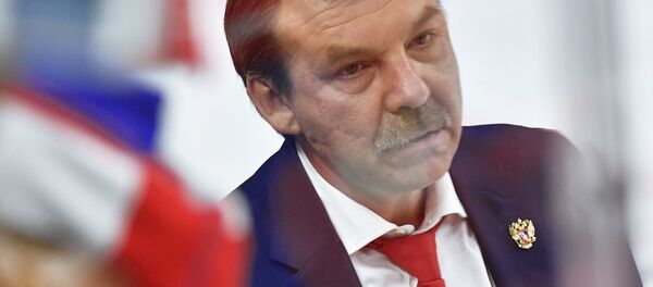 Главный тренер сборной России Олег Знарок - Sputnik Латвия