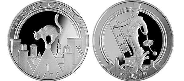 Монета счастья Банка Латвии - Sputnik Латвия