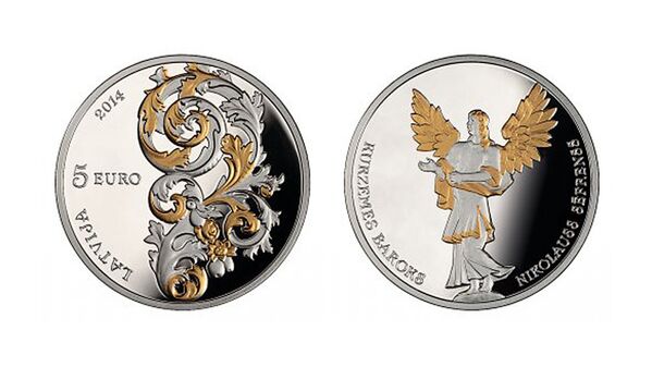 Монета Барокко Курляндии Банка Латвии - Sputnik Латвия
