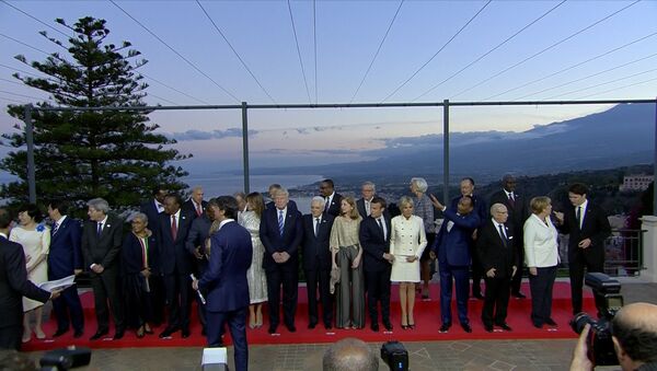 Групповое фото на G7 - Sputnik Латвия