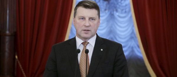 Президент Латвии Раймондс Вейонис Президент Латвии Раймондс Вейонис - Sputnik Latvija