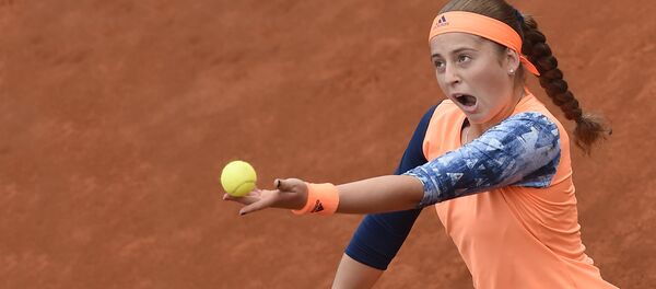 Латвийская теннисистка Елена Остапенко - Sputnik Латвия