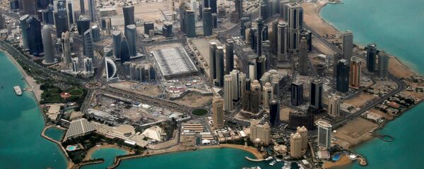 Дипломатический район города Доха, Катар - Sputnik Latvija