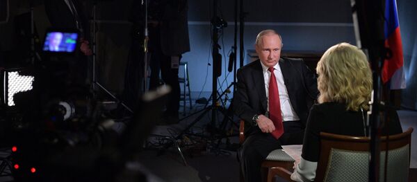 Президент РФ В. Путин дал интервью американскому телеканалу NBC Президент РФ В. Путин дал интервью американскому телеканалу NBC - Sputnik Latvija