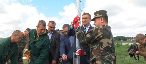 Строительство забора на границе Литвы с Россией - Sputnik Латвия