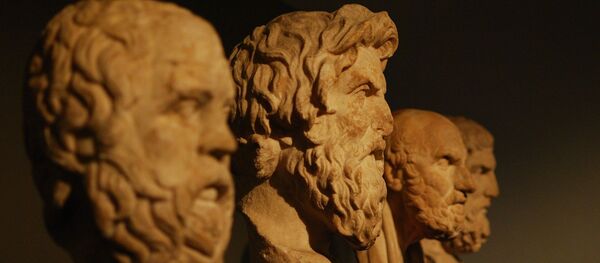 Бюсты древнегреческих философов Бюсты древнегреческих философов - Sputnik Latvija