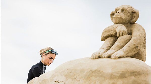 Международный фестиваль песчаных скульптур Summer Signs в Елгаве, архивное фото - Sputnik Латвия