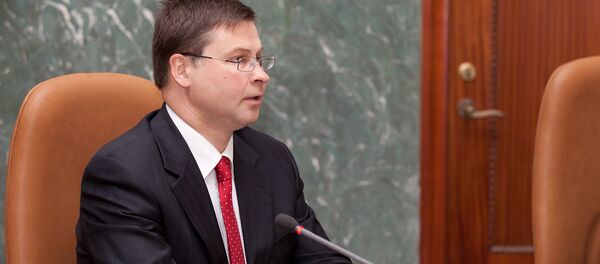 Экс-премьер Латвии Валдис Домбровскис - Sputnik Латвия
