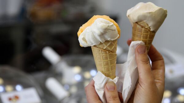 Мороженое от кафе Gelato Italia - Sputnik Латвия