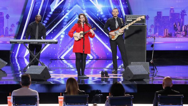 Dziedātāja Mendija Hārvija šovā America's Got Talent - Sputnik Latvija