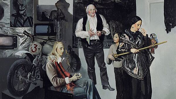 Майя Табака (Maija Tabaka). Художник Вольф Фостелль с семьёй. 1978. Холст, масло. Коллекция Латвийского Национального художественного музея Майя Табака (Maija Tabaka). Художник Вольф Фостелль с семьёй. 1978. Холст, масло. Коллекция Латвийского Национального художественного музея - Sputnik Латвия