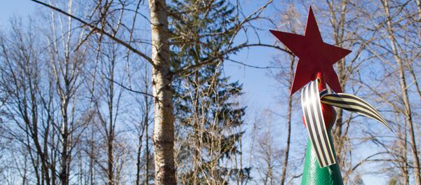 Могила красноармейца на городском кладбище в Йыхви Могила красноармейца на городском кладбище в Йыхви - Sputnik Latvija