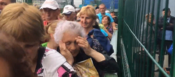 Pūlis pie Ukrainas un Polijas robežas - Sputnik Latvija