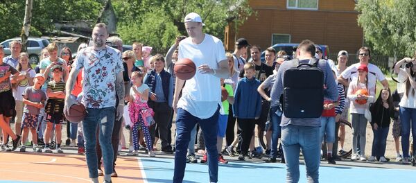 Баскетболист  Кристапс Порзиньгис Баскетболист  Кристапс Порзиньгис - Sputnik Latvija