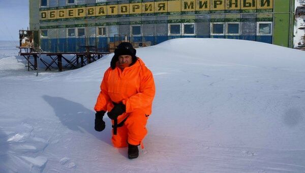 Герман Москвитин в Антарктиде - Sputnik Латвия