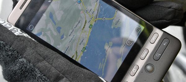 Google maps на экране мобильного телефона Google maps на экране мобильного телефона - Sputnik Latvija