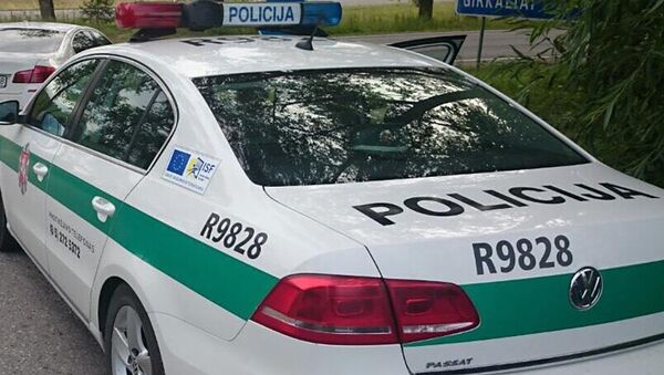 Полицейский автомобиль в Литве - Sputnik Латвия