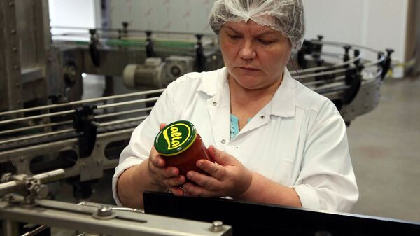 На производстве продукции Spilva - Sputnik Латвия