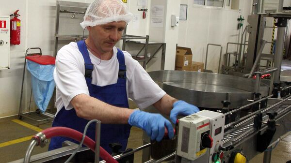 На производстве продукции Spilva - Sputnik Латвия