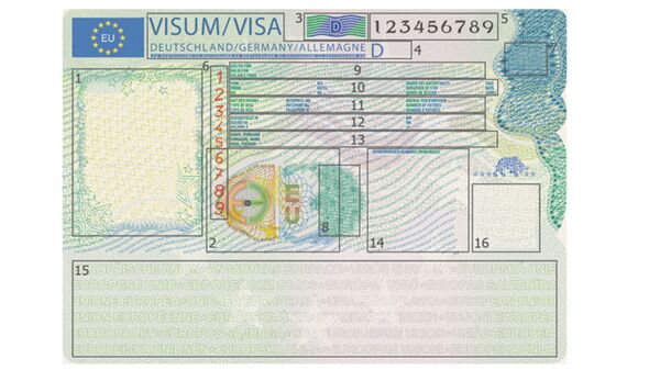 Новый дизайн Шенгенской визы - Sputnik Латвия