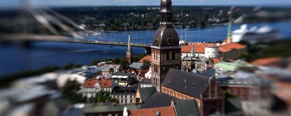 Колокольня Домского кафедрального собора в Риге в Латвии - Sputnik Латвия